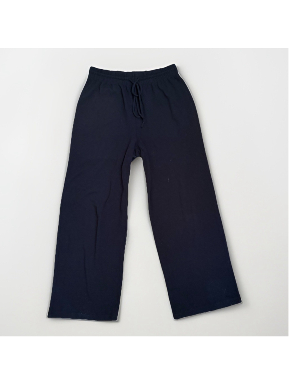 Wilfred Wide Leg Drawstring Pants in Navy